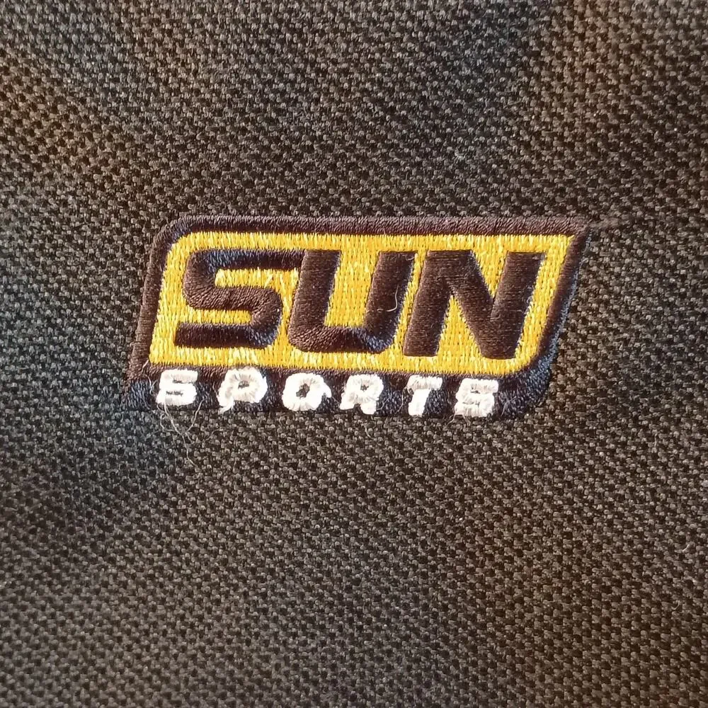 Vintage SUN Sports Black Softside Rolling Suitcase Luggage 2-Wheel Travel Bag